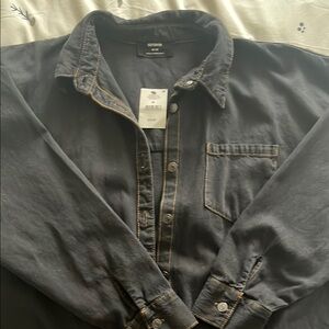 Men's Black Denim Jacket